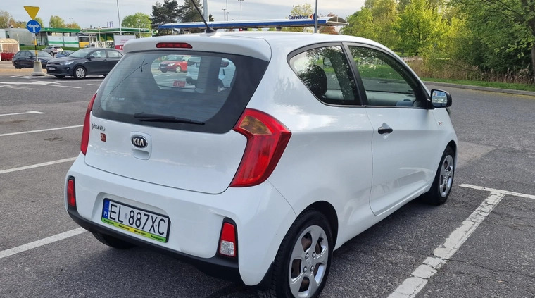 Kia Picanto cena 20000 przebieg: 59500, rok produkcji 2016 z Łódź małe 46